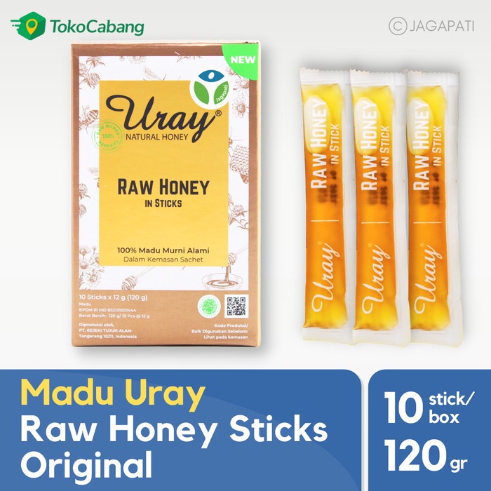 

MADU- MADU URAY HONEY STICK SACHET - ORIGINAL - MADU MURNI - MADU HUTAN -MADU
