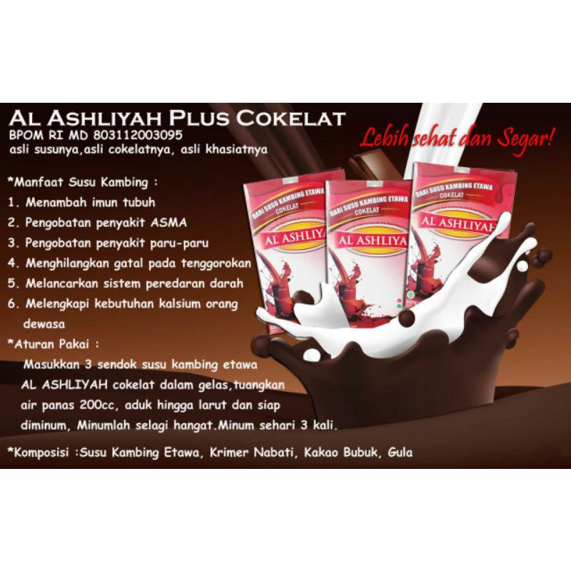 

Susu Al ashliyah Coklat