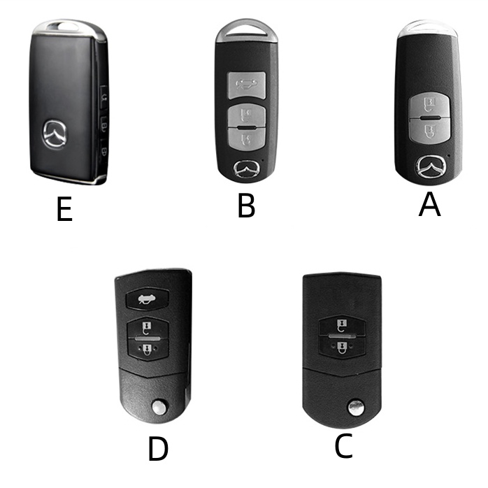 Untuk Mazda 2 CX-5 Axela Atenza CX-7 CX-9 CX-3 CX-4 CX-8 MX5 Kulit Gantungan Kunci Case Remote Smart Car Key Case