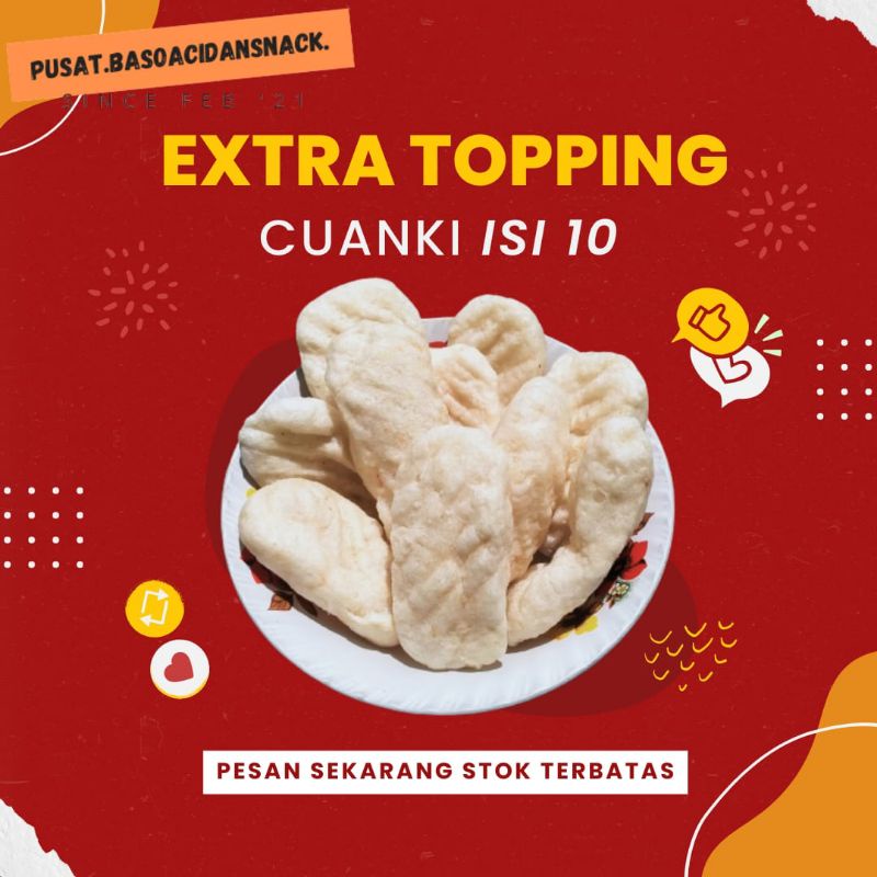 

cuanki lidah isi 10/ siomay mini 250 gr / topping boci / topping seblak / topping cuanki instan / cuanki lidah/cuanki lidah enak/cuanki lidah murah/cuanki enak/cuanki murah/cuanki