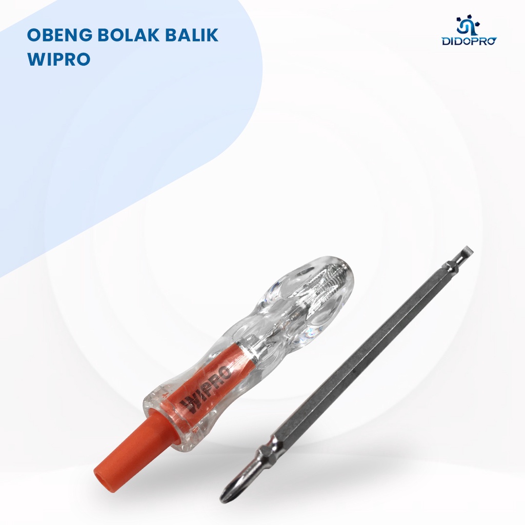 Obeng Tespen Bolak Balik - Tespen Listrik 2 Way Wipro