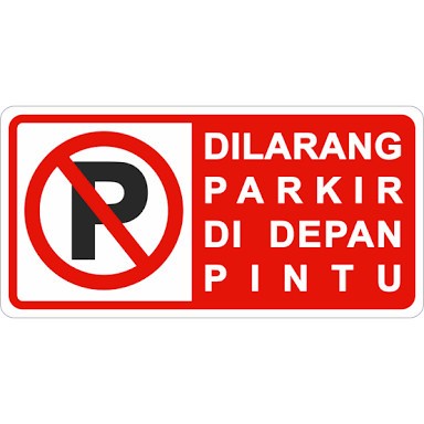 

CUSTOM. RAMBU LALU LINTAS UKURAN 40X20CM. PLAT ACP 3MM