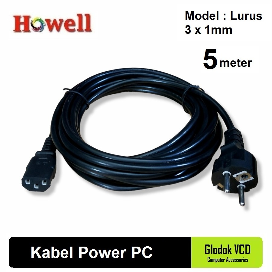 Howell Kabel Power PC / CPU 3 x 1mm 5M