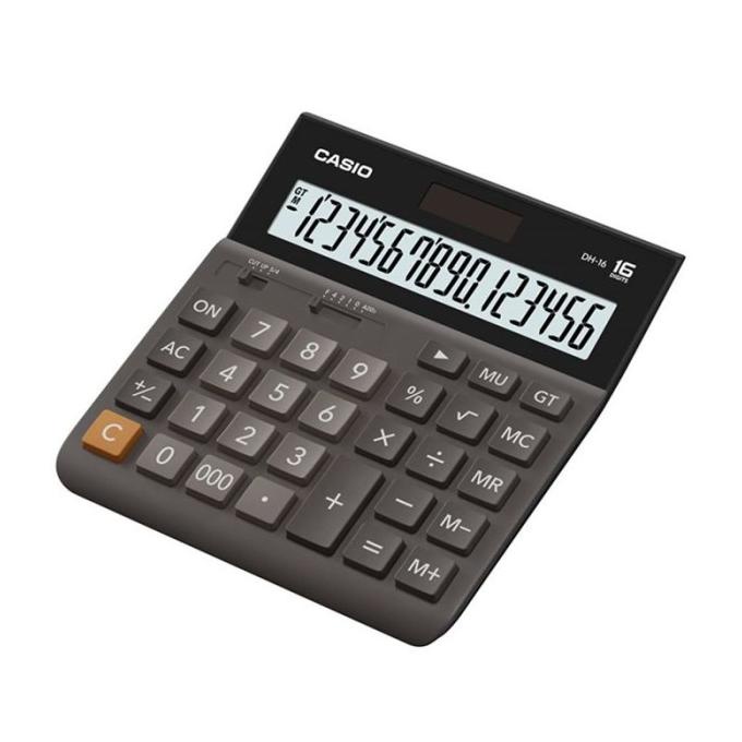 

Casio Dh 16 - Calculator Desktop Kalkulator Meja Kantor Office Dh-16
