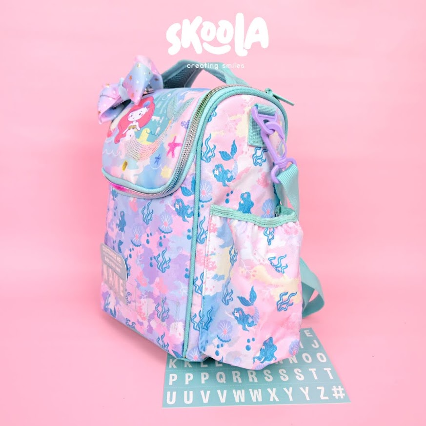 Skoola Tas Bekal Lunch Bag Box Tempat Makan Anak Perempuan Unicorn Mermaid - Dosira