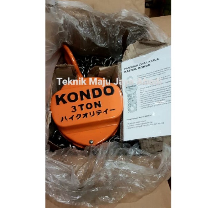 Chain Kondo Chain Block / Takel 3Ton X 3Meter