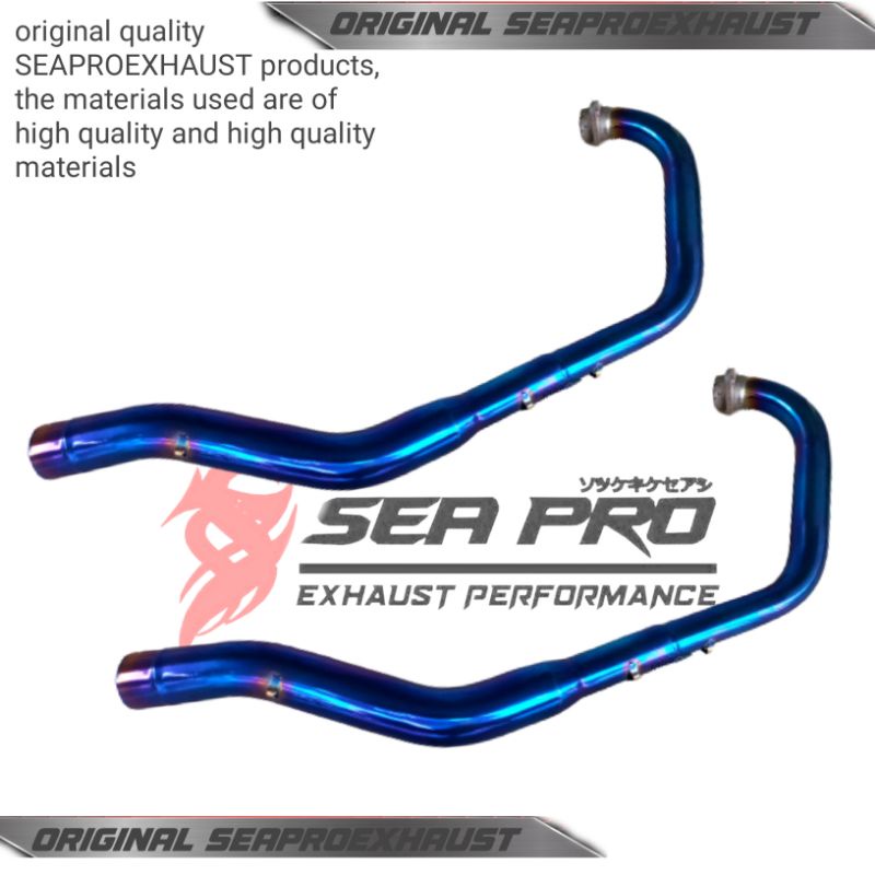 Header/leheran Knalpot Vixion Cbr150 cb150 Sonic Gsx satria Fu R15 Mt15 Ori Sea Pro Exhaust