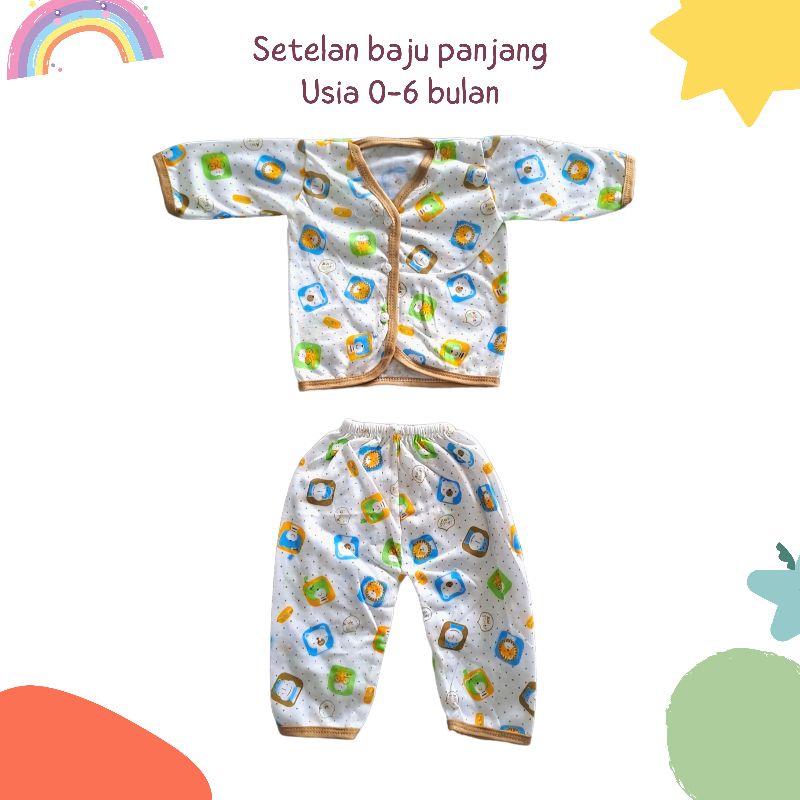 Set Baju panjang bayi newborn/baju bayi newborn