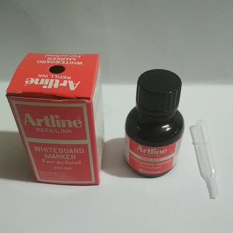 

Refill Tinta Spidol White Board Artline Hitam