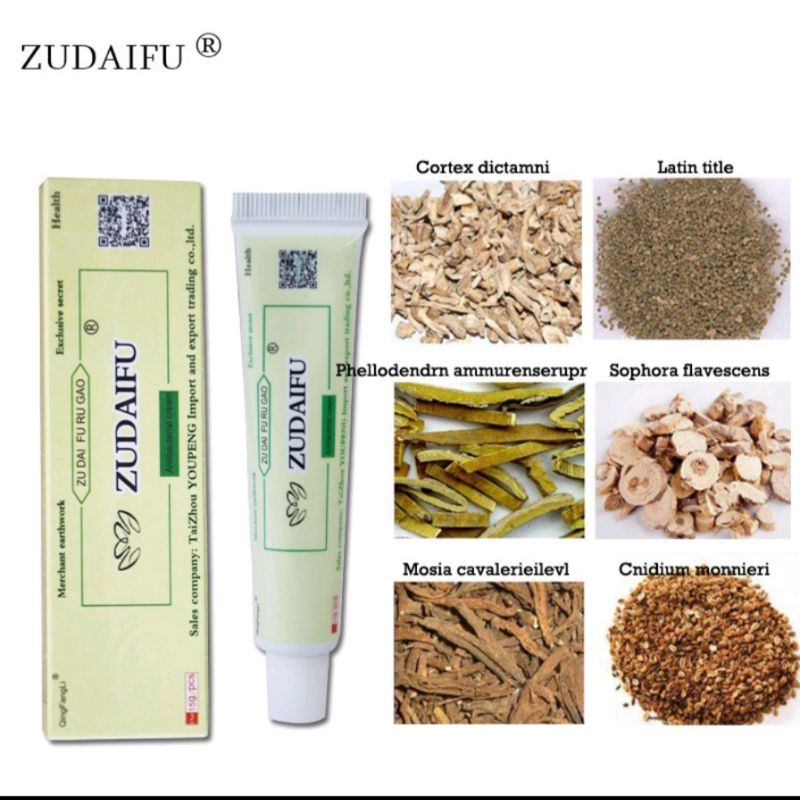 zudaifu 15gr original /salep obat gatal selangkangan eksim kulit gatal jerawat jamur kudis/salep kulit zudaifu