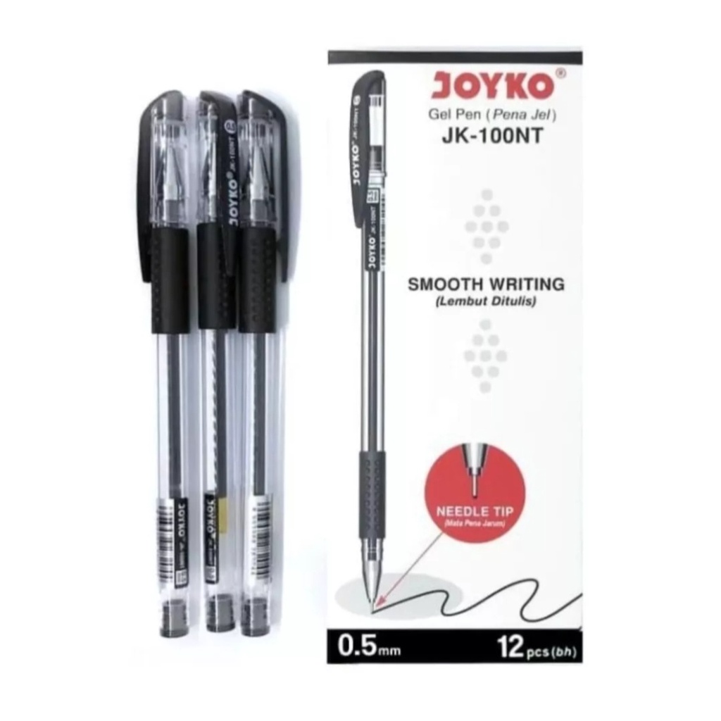 Jual Gel Pen Pulpen Joyko Jk Nt Mm Pena Lancip Lusinan Pcs Shopee Indonesia