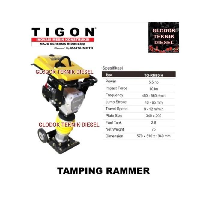 Stamper Kuda Honda Model Mikasa Atau Pemadat Tanah Honda Original