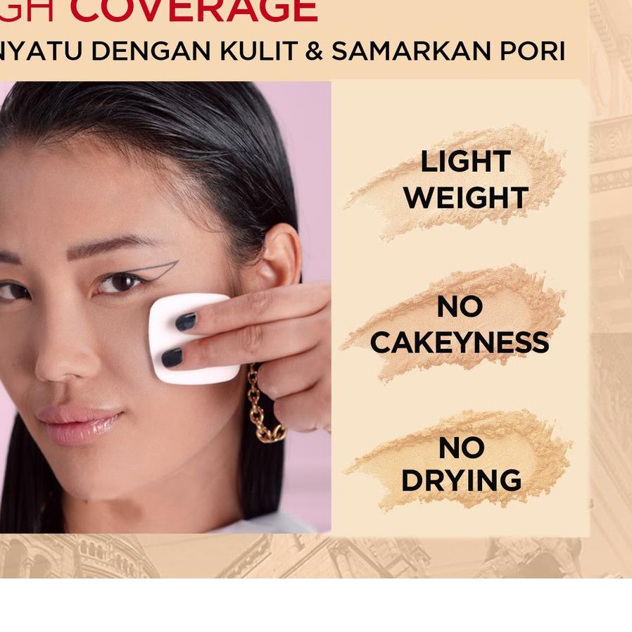 limited STOCK!TERBARU Loreal Infallible Oil Killer High Coverage Powder SPF 32 PA+++ Bedak Padat|RA3