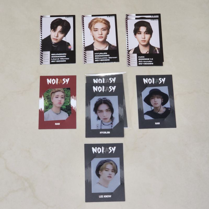 stray kids skz id card oddinary noeasy jewel frame seungmin hyunjin leeknow han