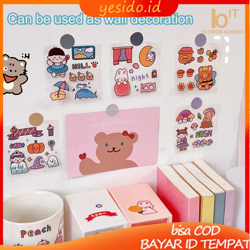 

[COD✨Ready stock]20pcs Stiker Kartun Lucu Untuk Dekorasi Notebook DIY Sticker Stationady-YES