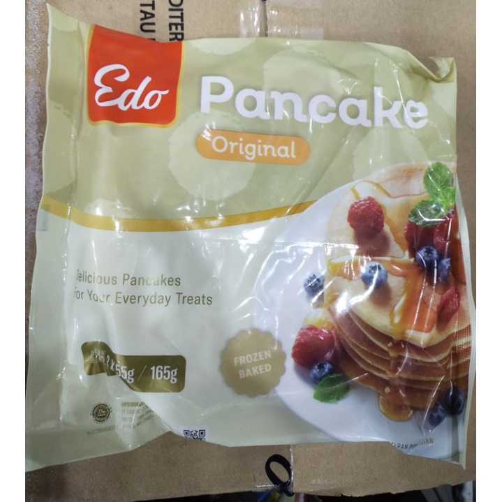 

Edo Pancake Original 3x55gr 165gr frozen baked