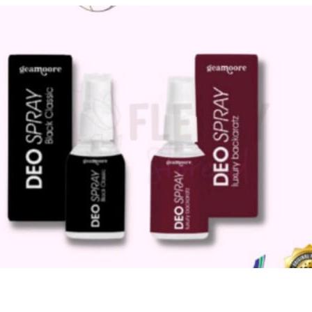 ㅯ GEAMOORE DEODORANT SPRAY | BLACK & LUXURY CLASSIC | 30 ML | ✔