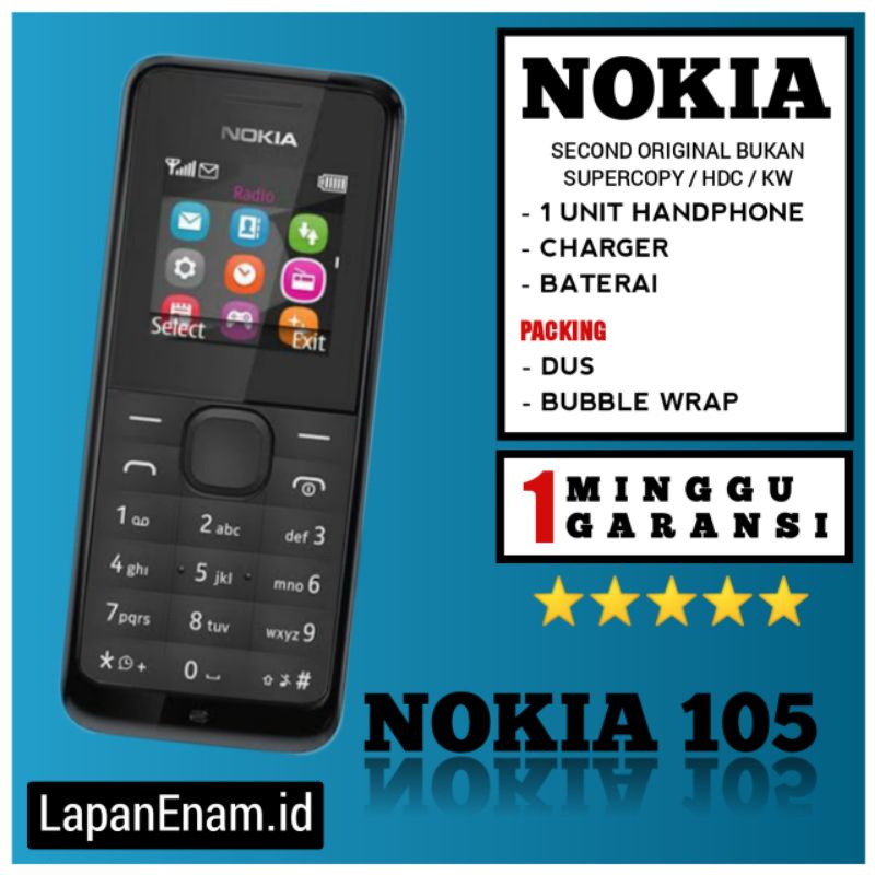NOKIA 105 2013 Second Original