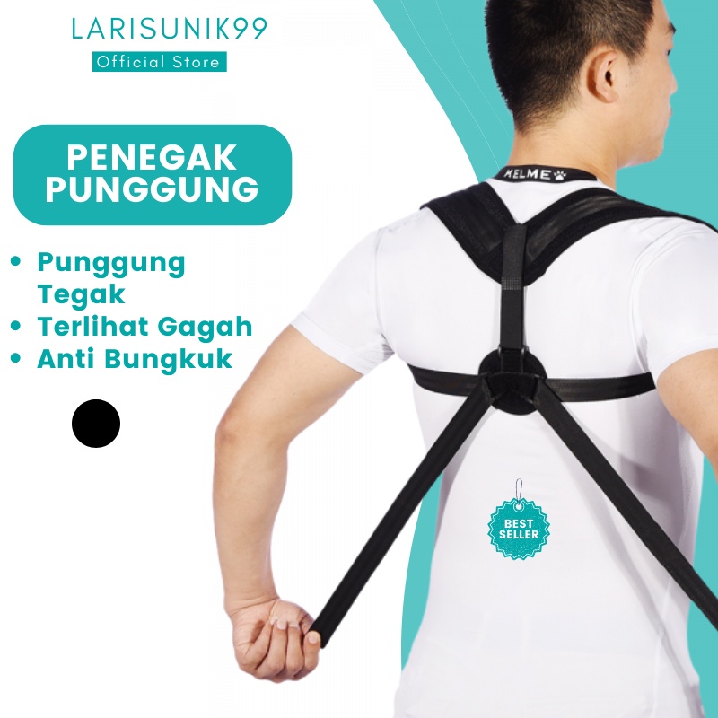 Terapi Penegak Pelurus Punggung Bungkuk CORRECTOR HARNESS Terapi Korektor Penyangga Penegak Pijit Punggung Back Posture Korektor Terapi Pijat Pemijat Punggung Bungkuk Otomatis Pria Wanita Terbaru