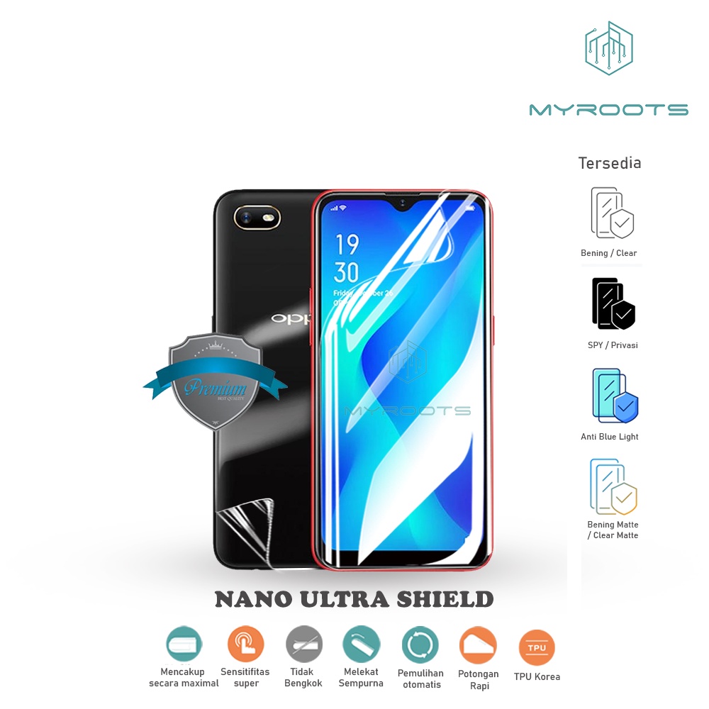 ANTI GORES JELLY HYDROGEL OPPO A1K SCREEN GUARD PROTECTOR