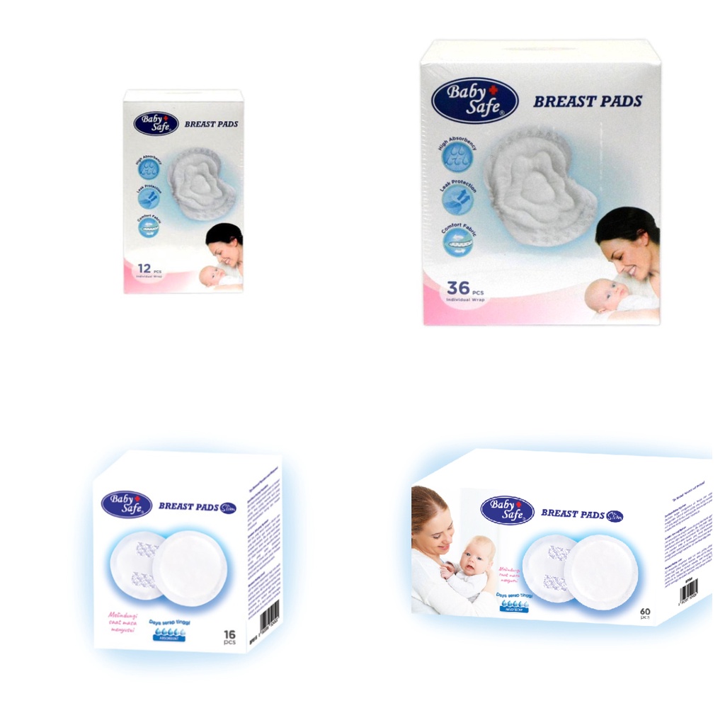 BABY SAFE Breast Pads &amp; Breast Pads Slim | Penyerap Asi