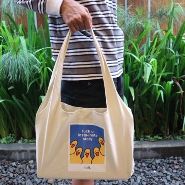 Tas Tote bag Wanita Kanvas Kapasitas Besar - Totebag Kanvas - Tas Wanita - Tas Wanita Kekinian 2023 