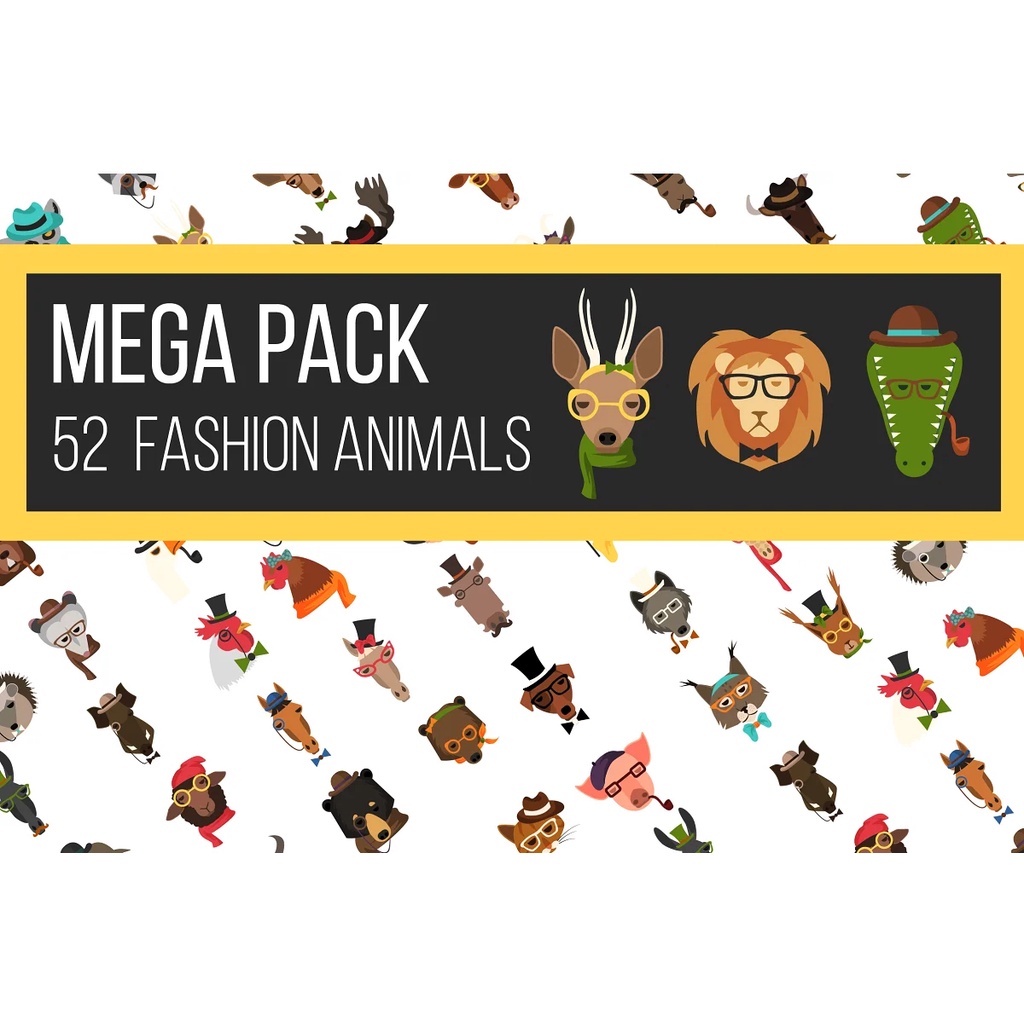 Big Bundle Of Fashion Animal Icons