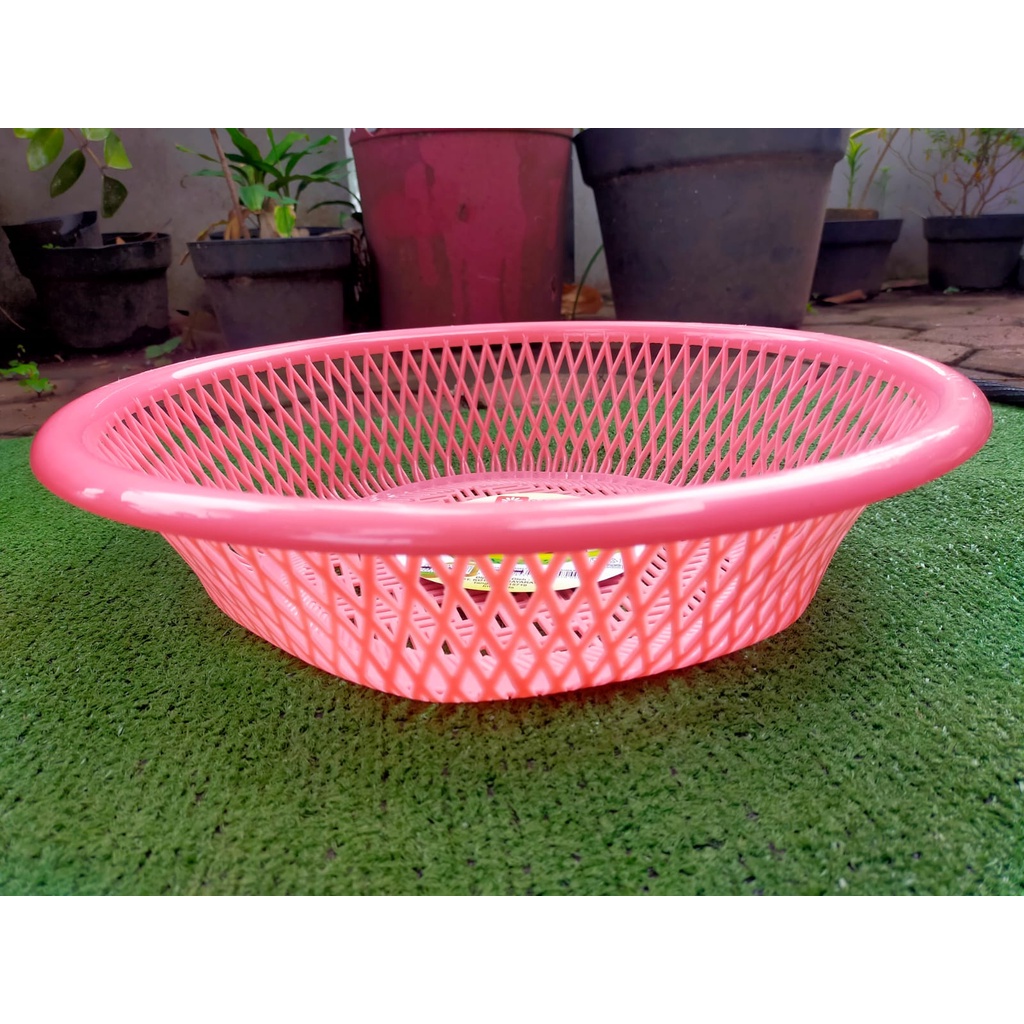 Sunlife sakura basket L / Keranjang serbaguna jumbo / Tempat wadah wakul cuci buah dan sayuran
