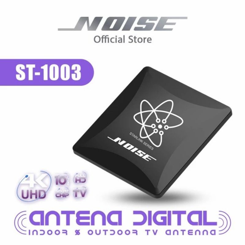 Noise Antena TV Digital Dalam + Luar / Indoor + Outdoor HDTV ST-1003