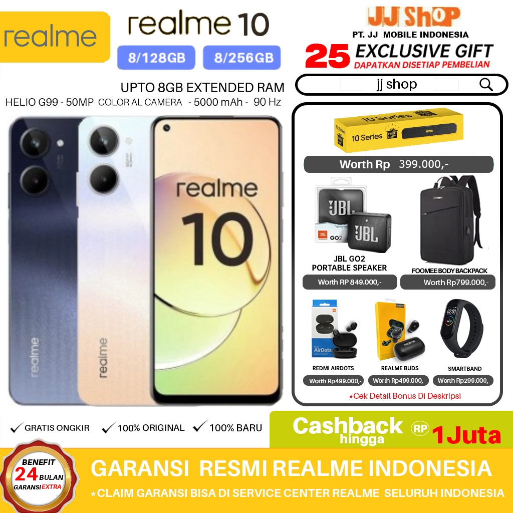 REALME 10 &amp; REALME 9 8/256 GB 8/128 GB RAM 8GB RAM 8GB ROM 128GB ROM 256GB GARANSI RESMI