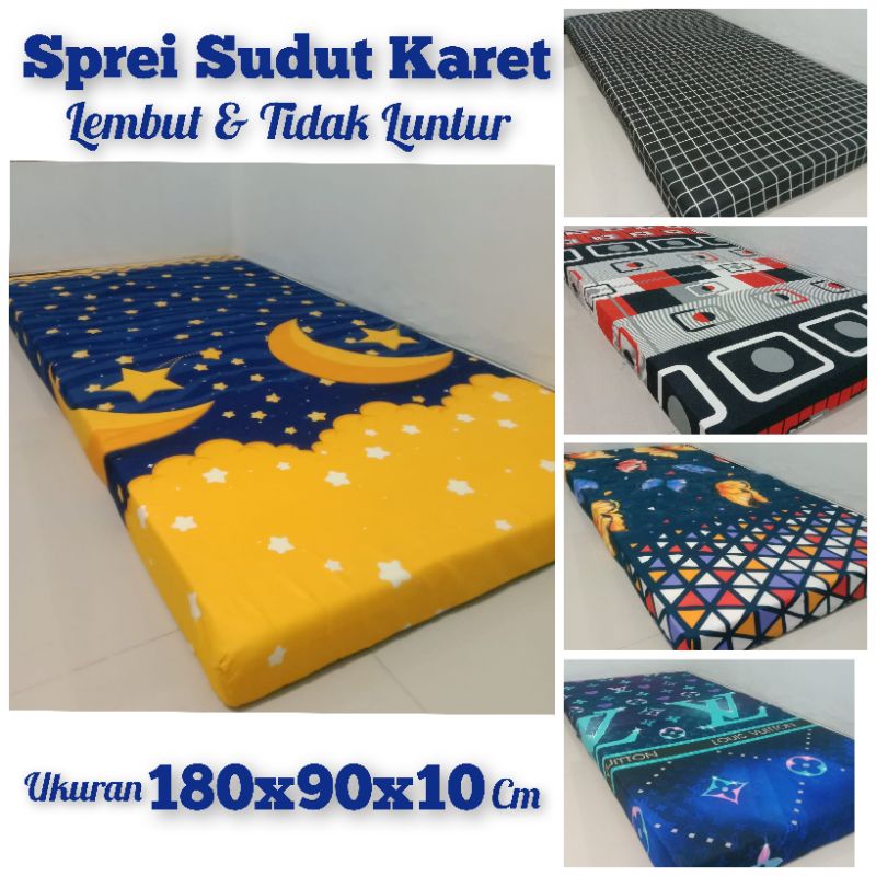 Jual Sprei Sudut Karet Uk X X Cm Bahan Adem Tidak Luntur Untuk Kasur Busa Limbah Inoac