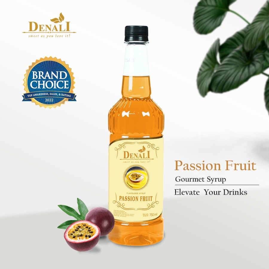 

Denali Syrup Import Passion Fruit 750 ml - 01