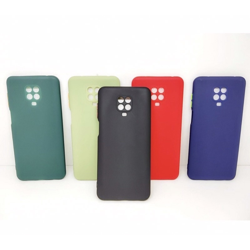 Case candy Xiaoami Redmi note 9 Pro - Softcase TPU Macaraon Protective Camera Button Colour - UA