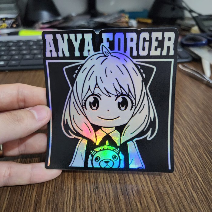

Sticker Hologram Anime Besar - PSH1272 - Spy X Family - Anya