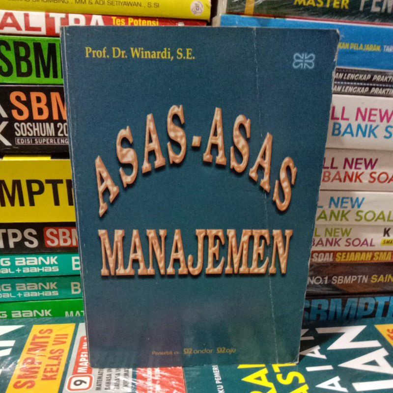Buku Original ASAS - ASAS MANAJEMEN Mandar Maju