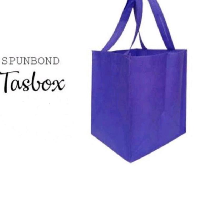 

(K-I3I-✪) Goodiebag Box 25 x 25[POLOS TAMPA SABLON]-Tas spundbond-Tas besek bisa cod