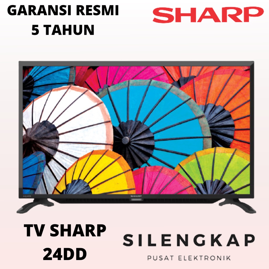 TV SHARP LED DIGITAL 24DD 24" GARANSI RESMI
