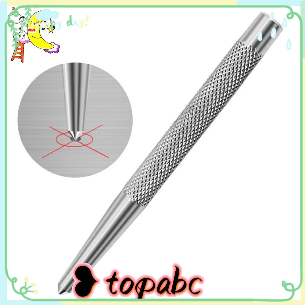 Top 2Pcs Posisi Punch Center Punch Pukulan Keras Tinggi Pahat Kekerasan Tinggi Non-slip Pegangan Octagonal Center Punch