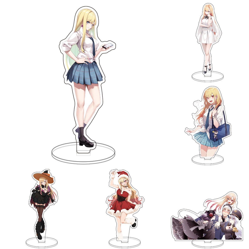 Figura Akrilik My Dress-Up Darling 6 &quot;Tokoh Anime Decor Sign Meja Stand Props
