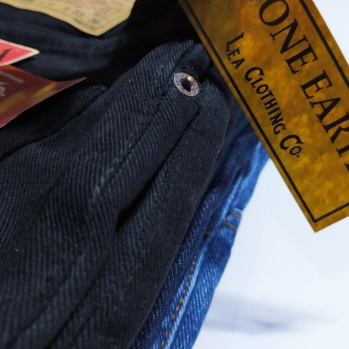 GRATIS ONGKIR✅Celana Jeans Lea Standar Pria Kualitas Terjamin Jahitan Rapi dan Kuat Kancing Tembus L