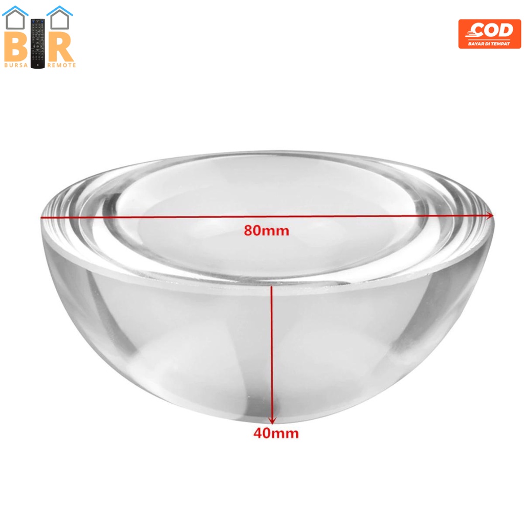 Kaca Pembesar Magnifer Lensa Akrilik Full Kaca Ukuran 80-100MM