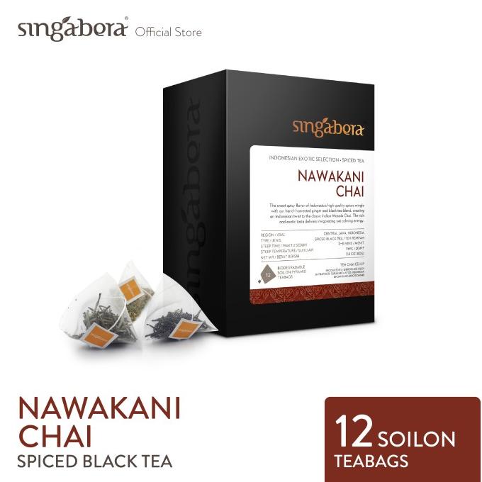 

Singabera Nawakani Chai - Spiced Black Tea - 1 box - 12 teabags