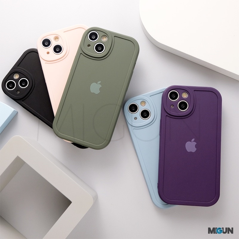 New! Round Case (2) - Fullcover Softcase for iPhone 7 8 SE2020 7+ 8+ X XS XR XSMAX 11 11PRO 11PROMAX 12 13 PRO PROMAX XR XSMAX 14 14PLUS 14PRO 14PROMAX