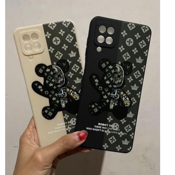 ㄺ Softcase Roobotbear Oppo A3S A83 A7 A5s F9 A11k A12 A15 A15s A9 2020 a5 2020 A53 A33 2020 A55 4G r