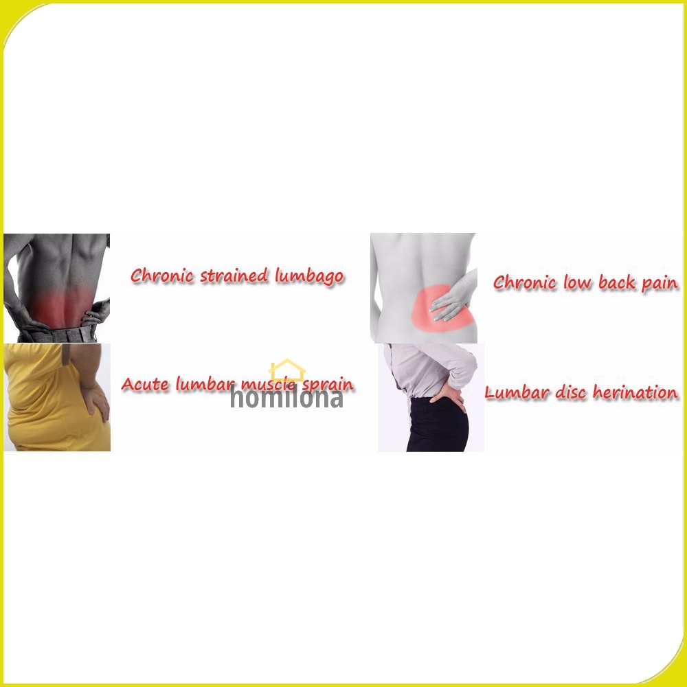 Tourmaline Alat Terapi Pinggang Magnetic Size L - Black