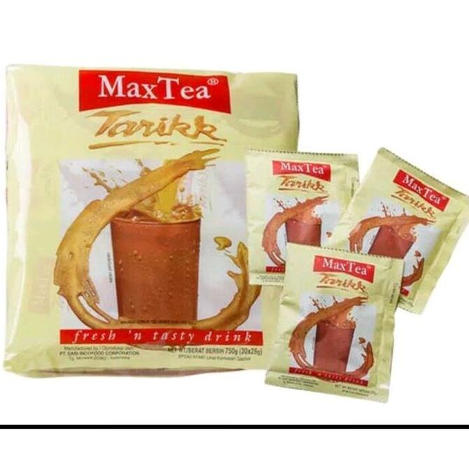 

MAXTEA TEH TARIK 25 GRAM X 30 SACHET / MAX TEA TEH TARIK