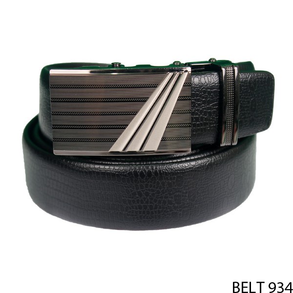 Ikat Pinggang Exclusive Pria Semi Kulit Hitam – BELT 934