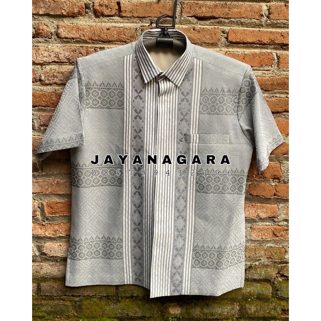 Kemeja Tenun Jayanagara Original Handwoven 022