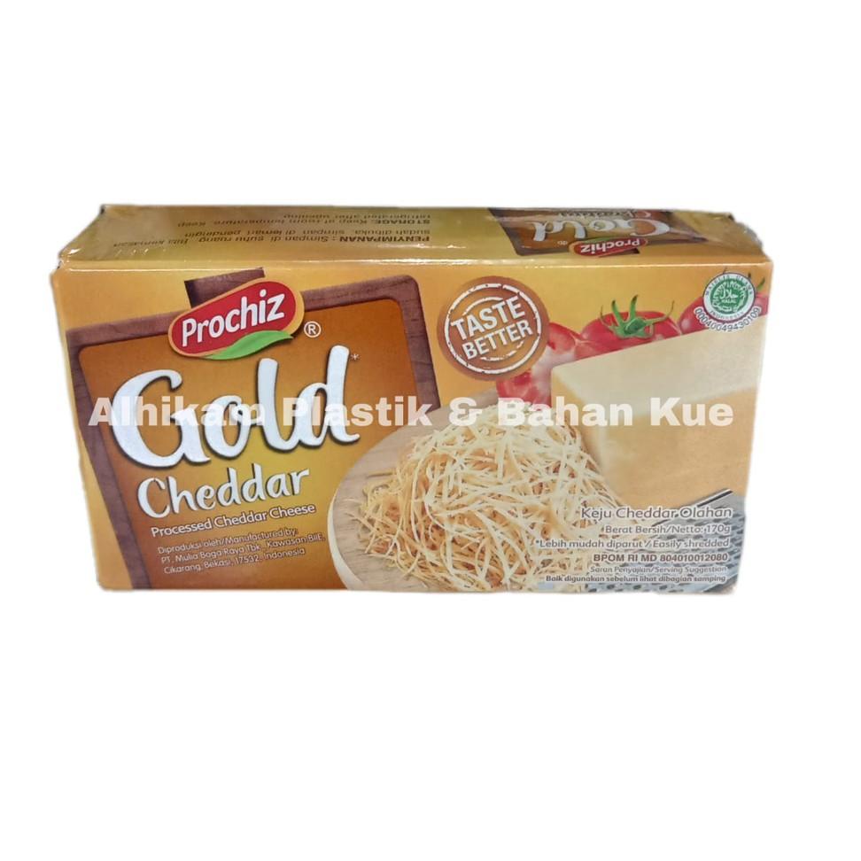

➸ Keju Prochiz Cheddar Gold 170gr Cheddar Cheese Keju Parut Cheddar Gold Keju gold Procis Gold ㅯ
