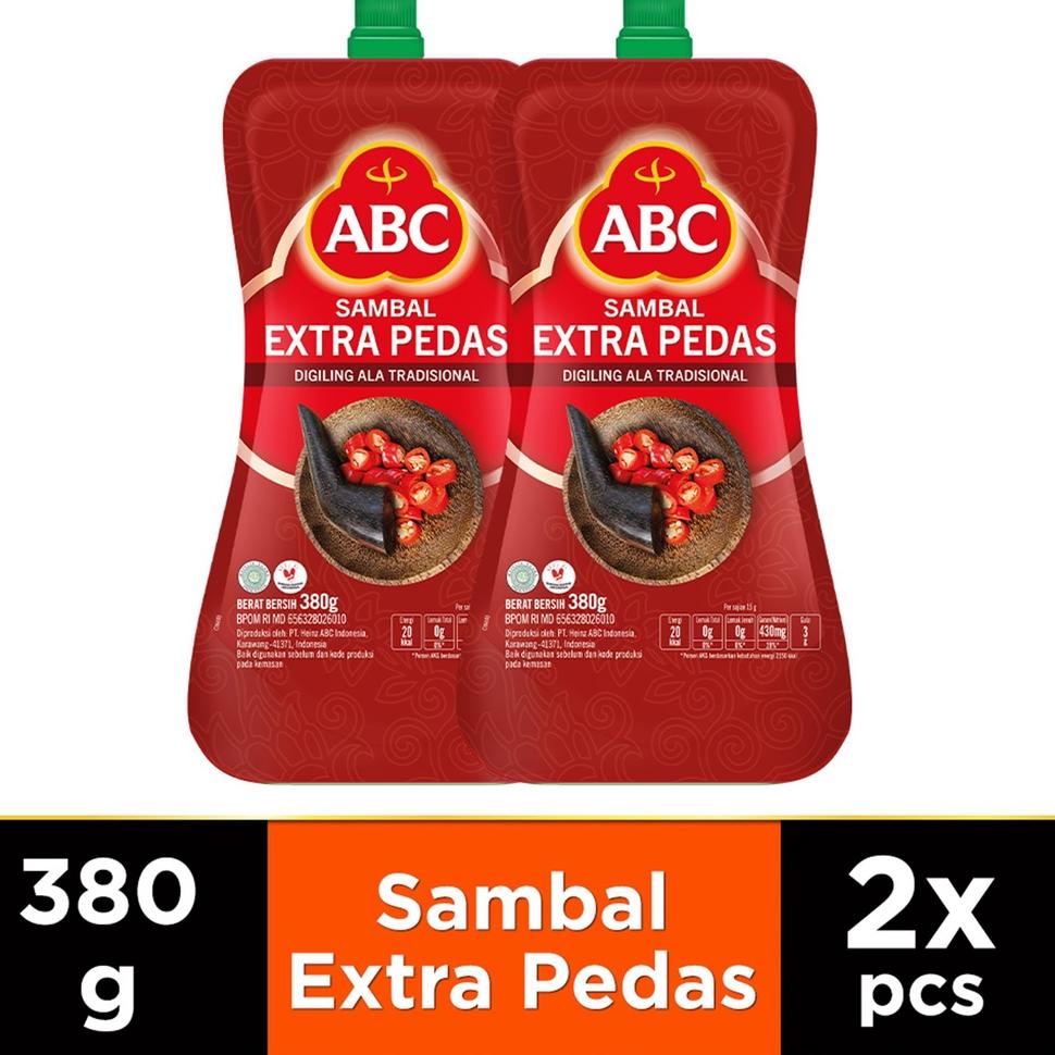 

TEN 1.1 ABC Saus Sambal Extra Pedas 380 g - 2 Pcs .,.,.,..,
